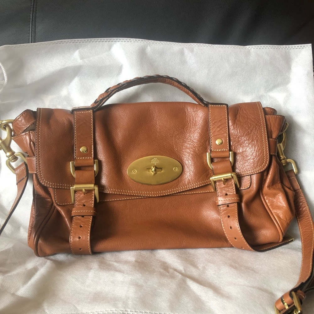 Mulberry Leather Alexa Satchel